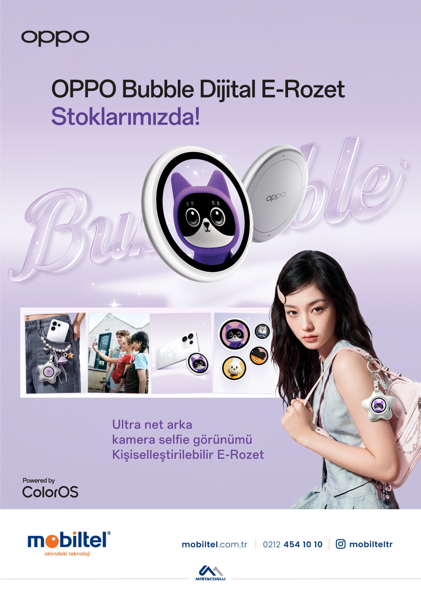 OPPO Bubble Dijital E-Rozet çalışması