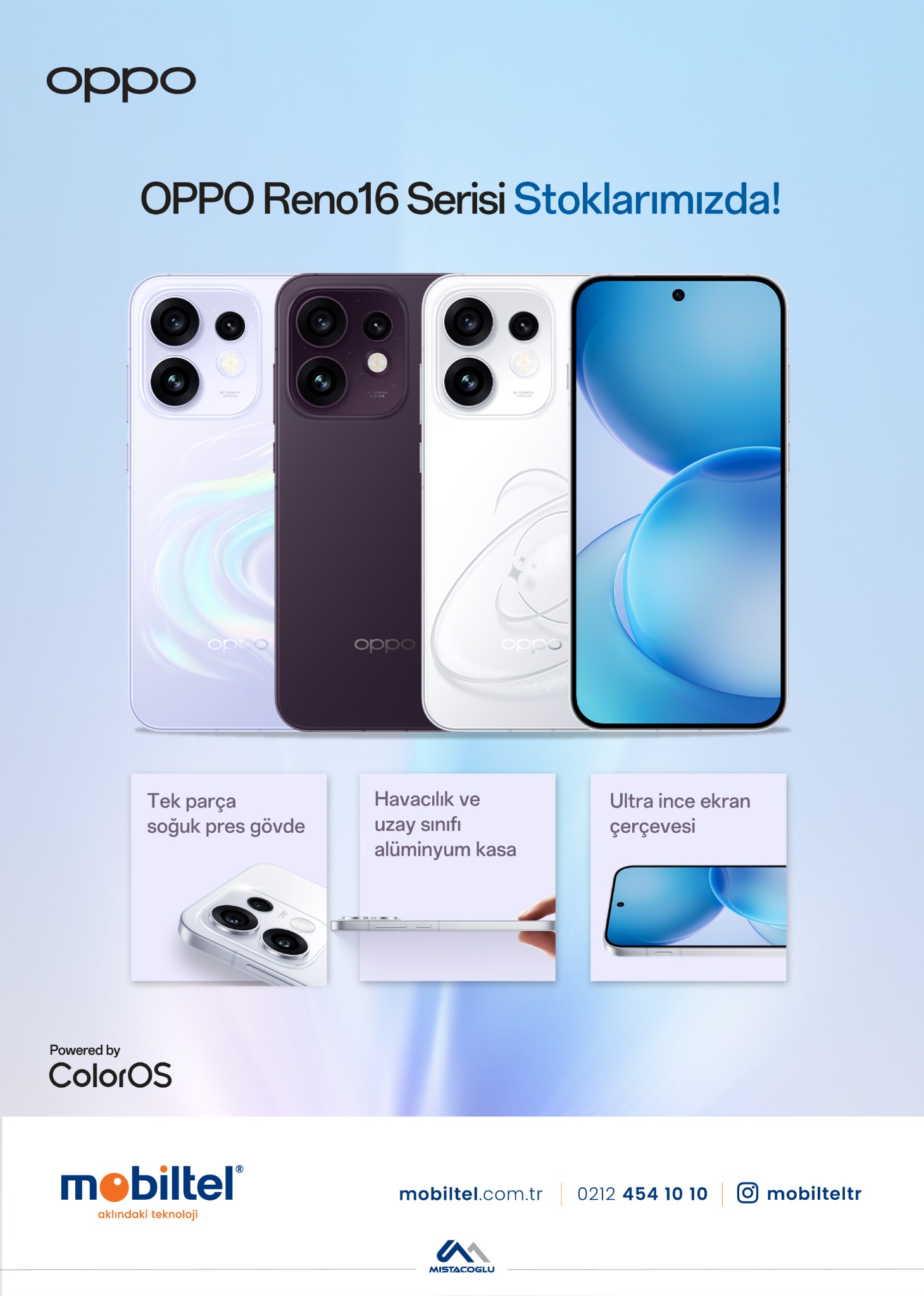 OPPO Reno16 serisi çalışması